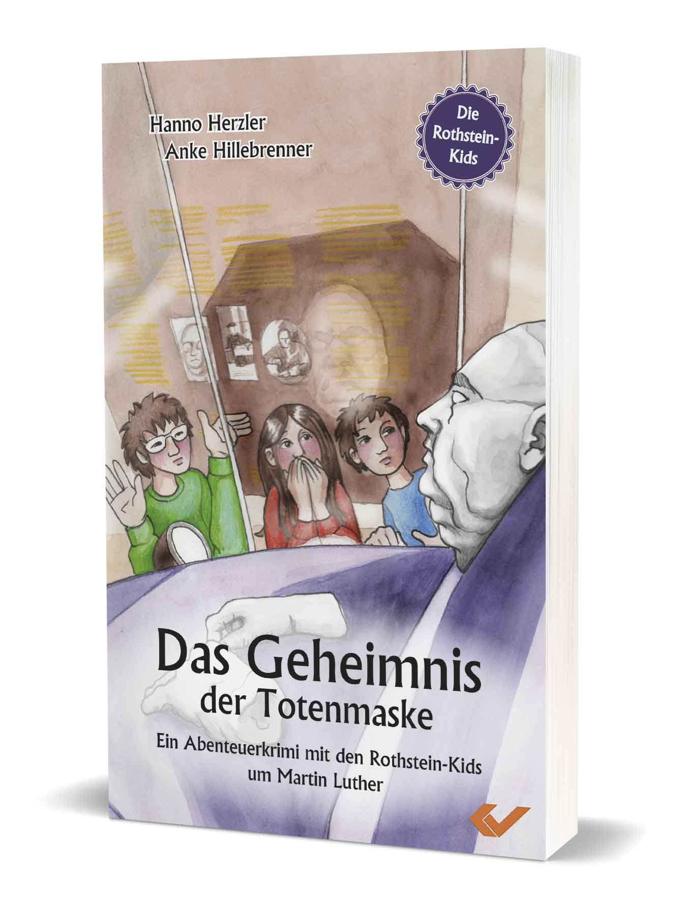 Hanno Herzler/Anke Hillebrenner: Das Geheimnis der Totenmaske - Ein Abenteuerkrimi mit den Rothstein-Kids um Martin Luther