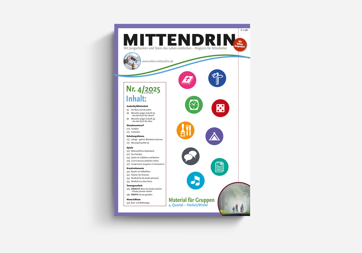 Mittendrin CV Dillenburg Mitarbeitermagazin für Jungschar- und Teenagerarbeit AKJS