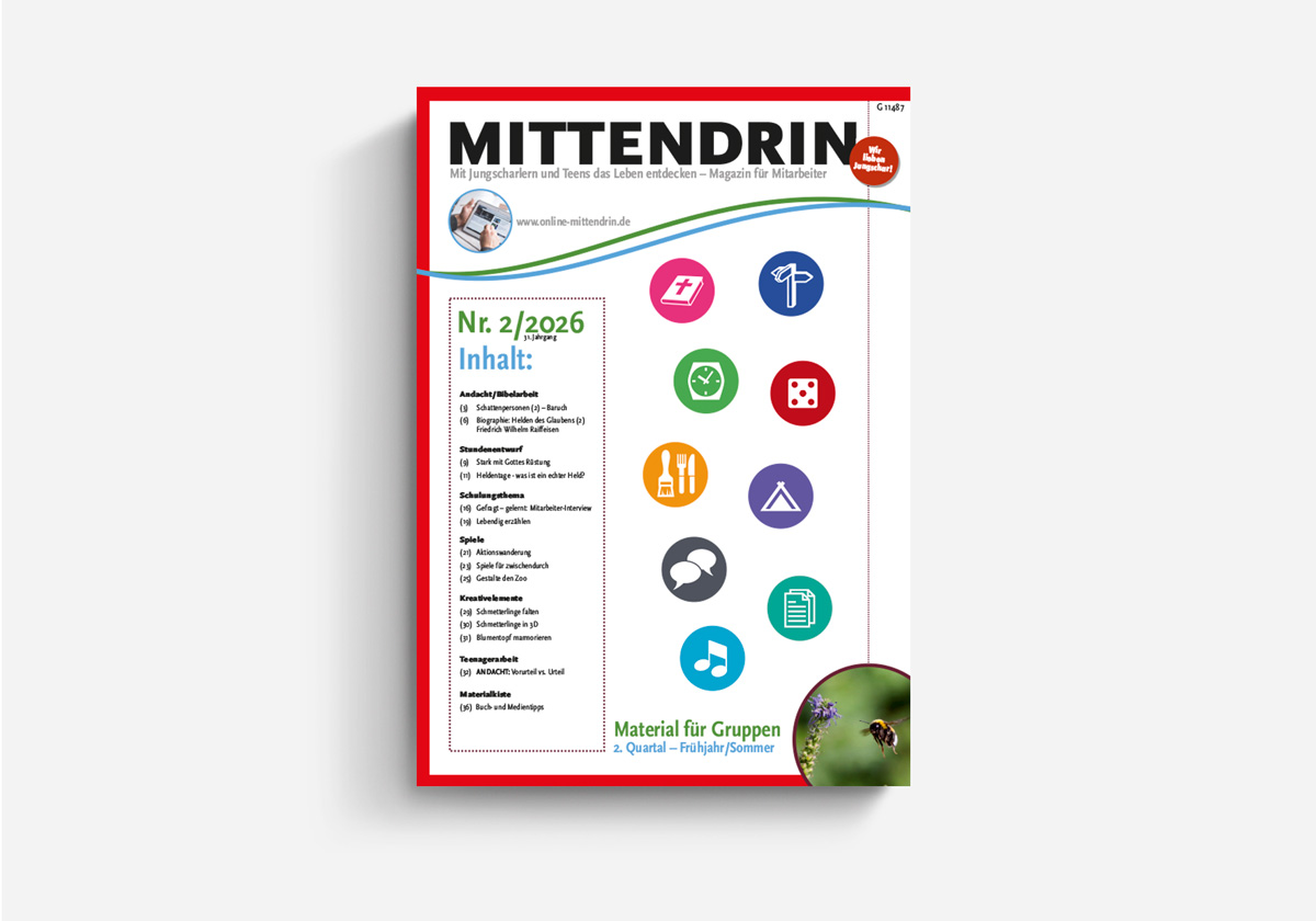 Mittendrin CV Dillenburg Mitarbeitermagazin für Jungschar- und Teenagerarbeit AKJS