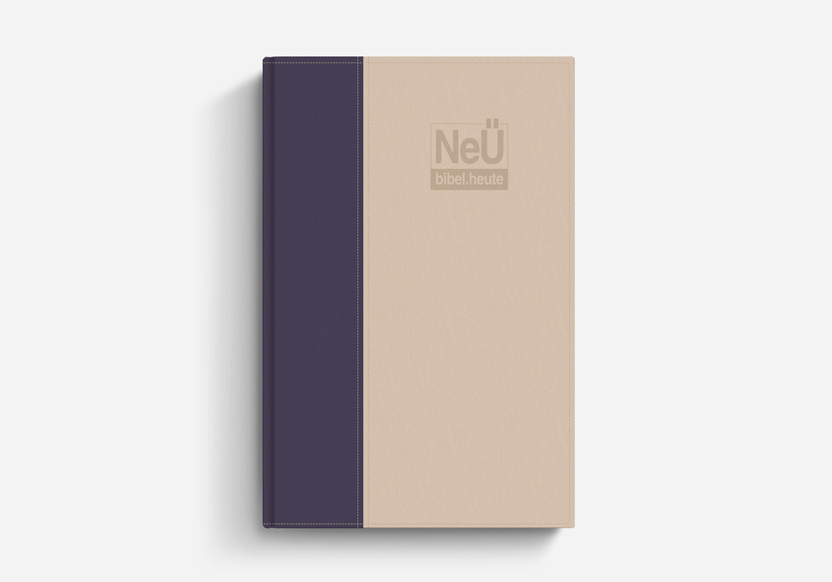Neue-Standardausgabe: Zweifarbiges Kunstleder Lila Beige