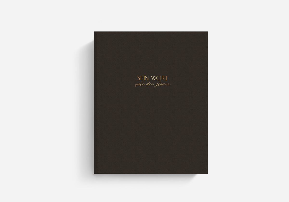 LIEBEZURBIBEL Schreibrandbibel Schlachter Terra Hardcover Leinen braun